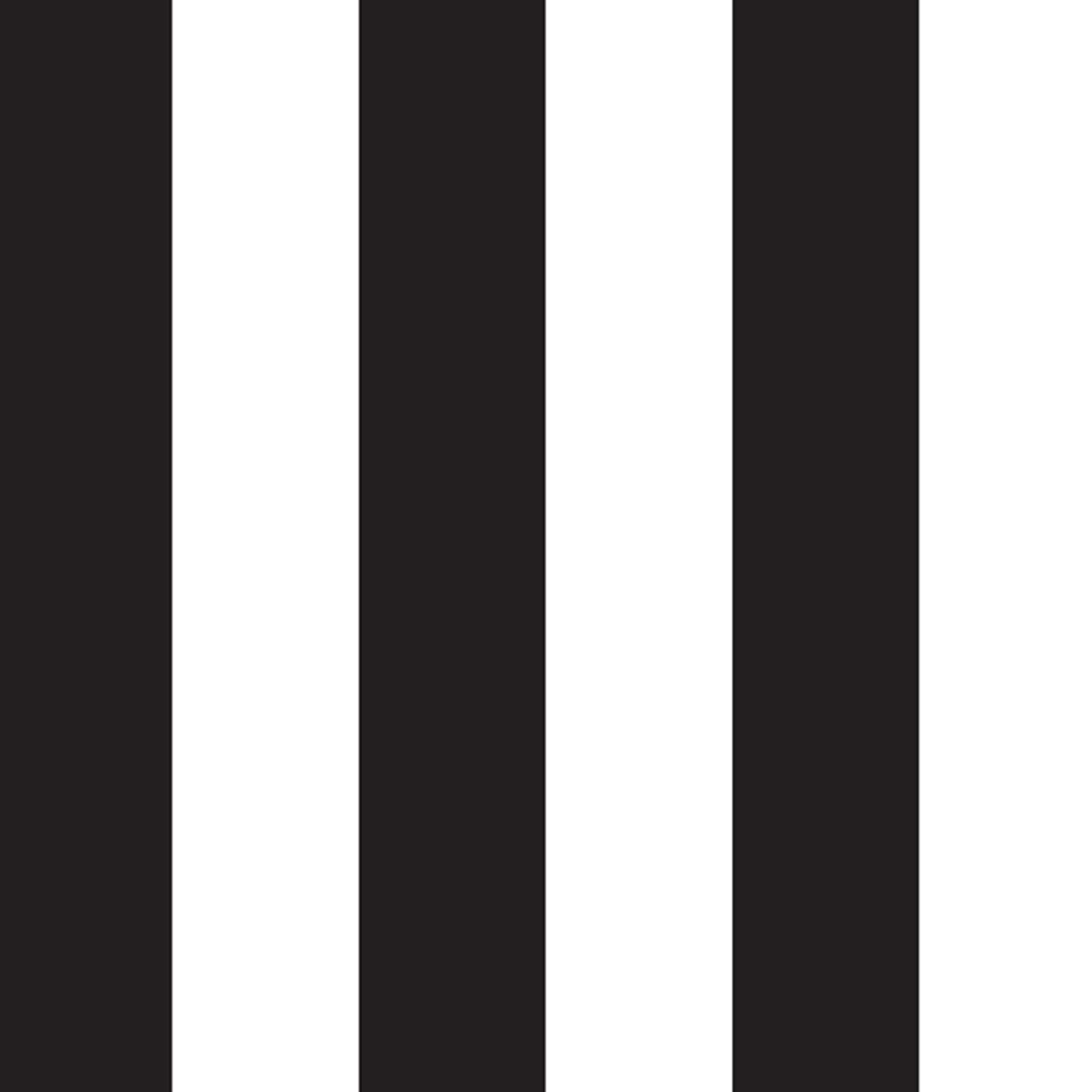 Simplify Black & White Striped Adhesive Wallpaper